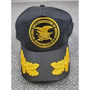 National Rifle Association Men's Hat Eagle Trucker Cap Snapback K-Products VTG